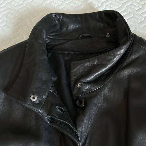 Tibor Leathers - Women’s Black Thermolite Insulated Jacket, 3x - Picture 6 of 13